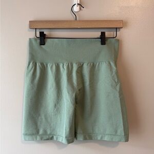 NVGTN Women's Sage Green Bike Shorts